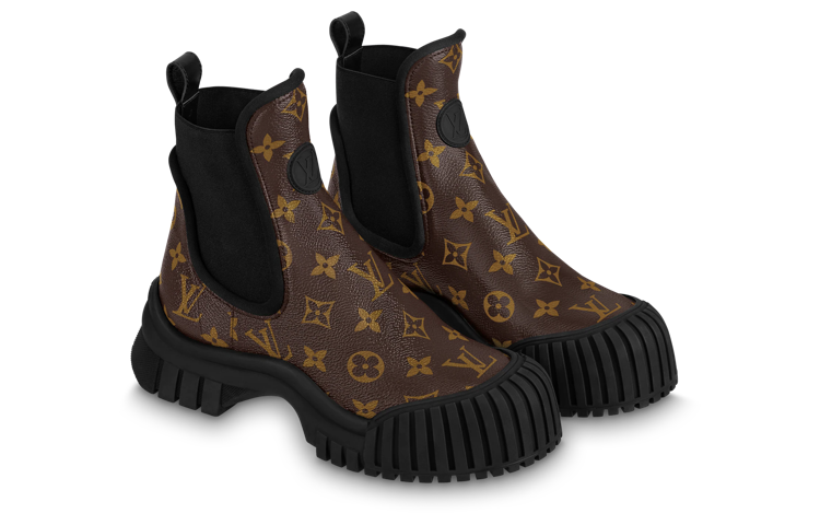 (WMNS) LOUIS VUITTON Ruby Flat Ranger Boots 'Brown Monogram' 1AAZ9V