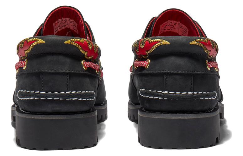 Timberland 3-Holes Boot Shoes x CLOT 'Black' A5Z1HW