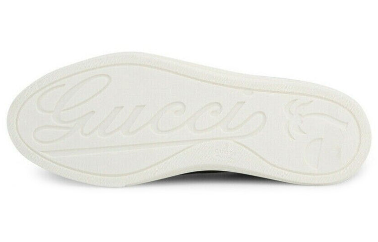 (WMNS) Gucci Leather Low 'Black White' 473974-A3850-1195