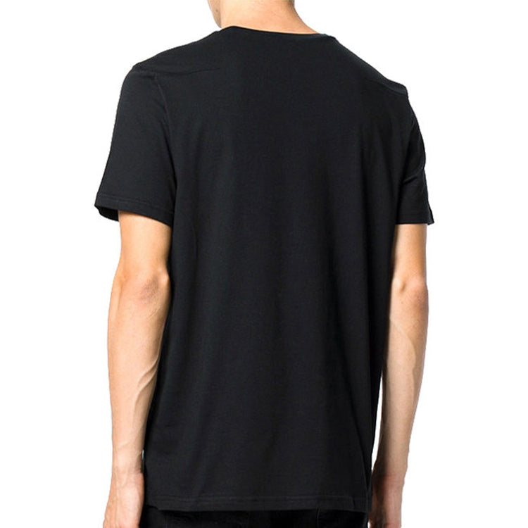 DIOR White Bee Embroidered Short Sleeve Unisex Black 733J603B0446-C980
