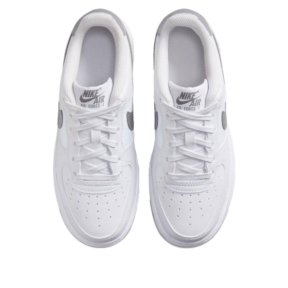 (GS) Nike Air Force 1 'White Light Blue Silver' FV3981-100
