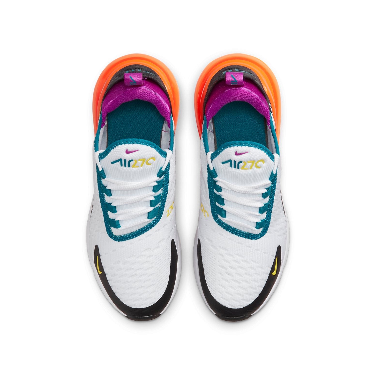 (GS) Nike Air Max 270 'White Orange Purple' FD0299-100