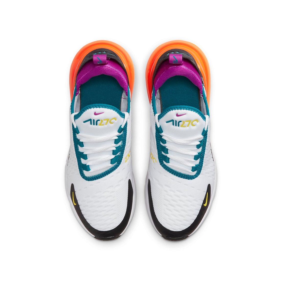 (GS) Nike Air Max 270 'White Orange Purple' FD0299-100