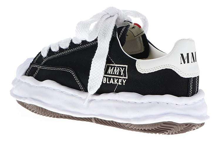 Maison MIHARA YASUHIRO BLAKEY OG Sole Canvas Low-top Sneaker 'Black' A08FW735-BLK