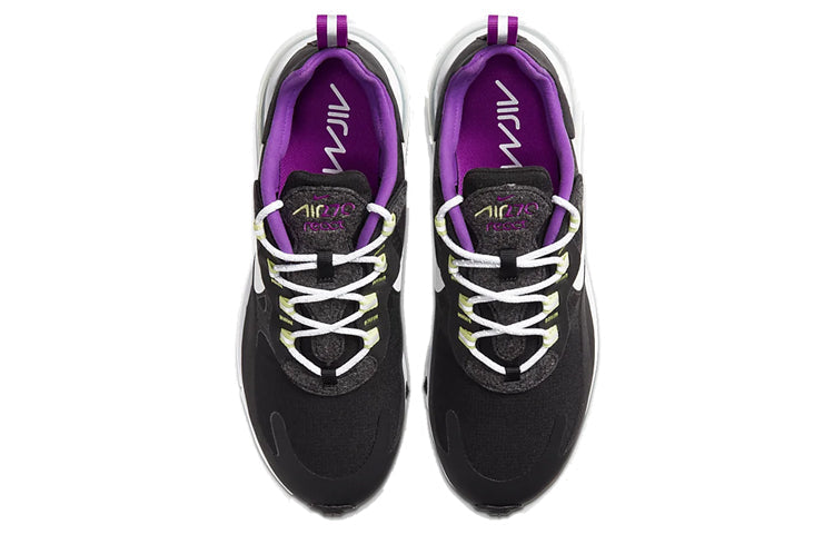 (WMNS) Nike Air Max 270 React SE 'Black White Vivid Purple' CV7956-011