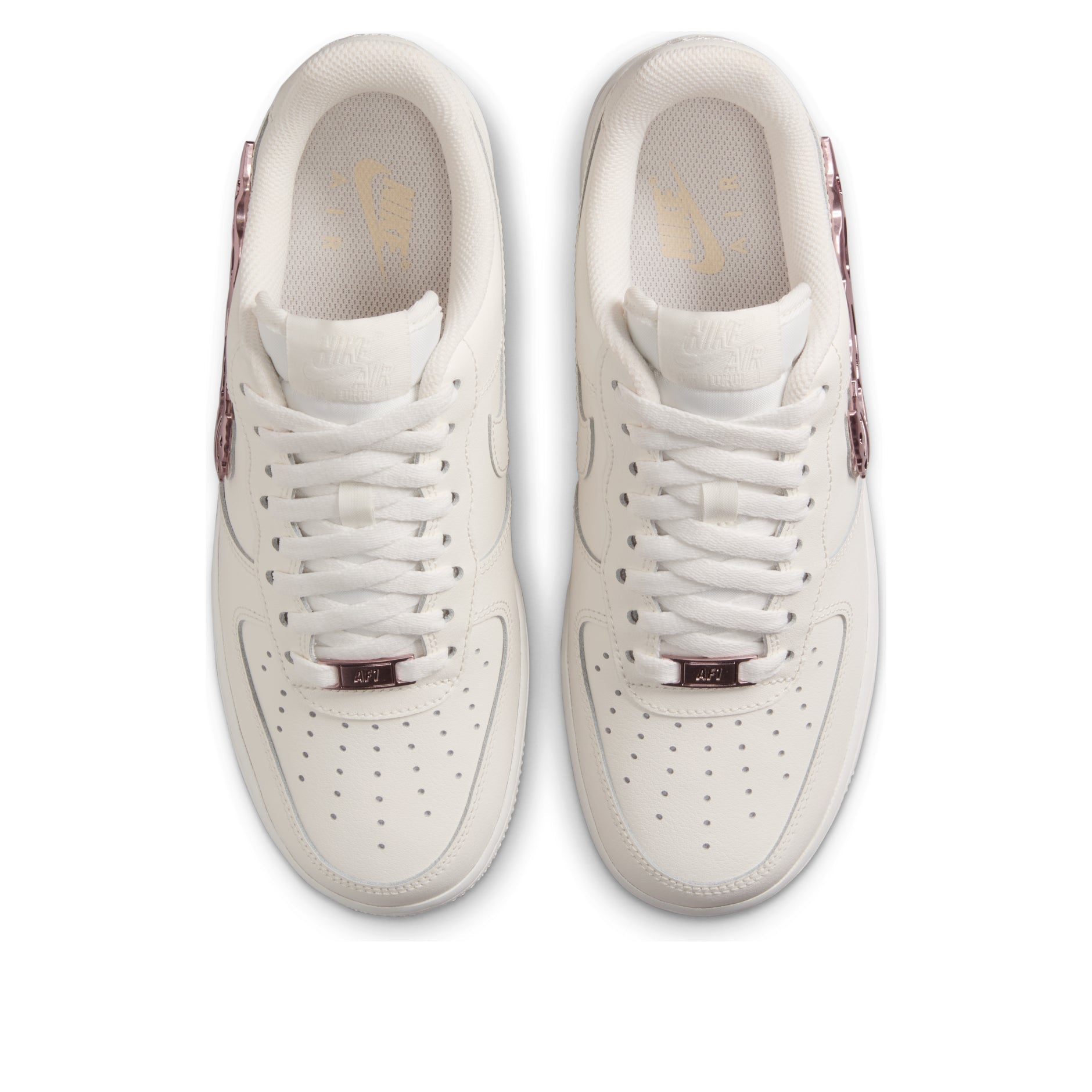 (WMNS) Nike Air Force 1 Low 'Liquid Metal Swoosh Metallic Pink' IF1686-161