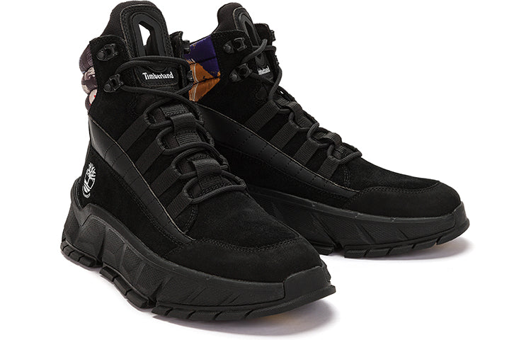 Timberland Turbo Sneaker Boots 'Black Nubuck' A5PJRW