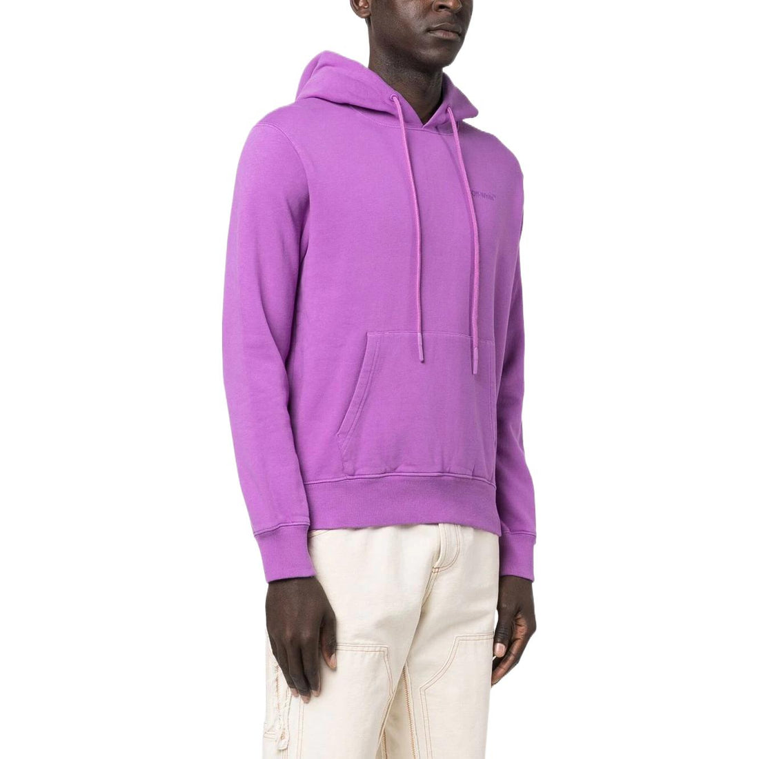 Off-White Logo-Print Cotton Hoodie OMBB097S23FLE0013636
