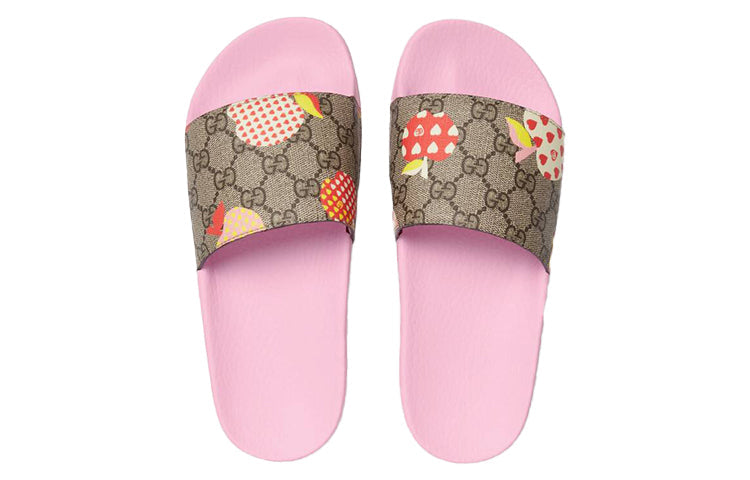 (WMNS) Gucci Slide Les Pommes Slide Sandal 'Light pink' 664213-22K00-8919 #