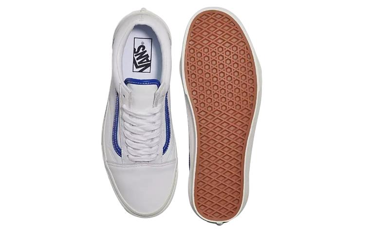 Vans Old Skool 'White Blue Leather' VN0007NTZ5D