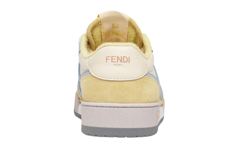 (WMNS) FENDI Match Low Top 'Pastel Yellow Blue' 8E8252AI1NF1H1F