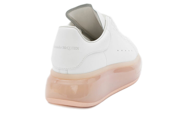 (WMNS) Alexander McQueen Oversized Sneaker 'White Rose Gold' 611698WHYBY9053
