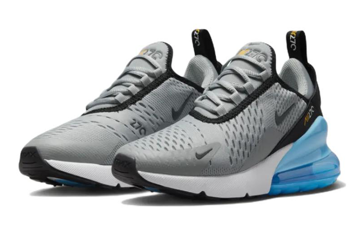 (GS) Nike Air Max 270 'Light Smoke Grey Baltic Blue' 943345-027