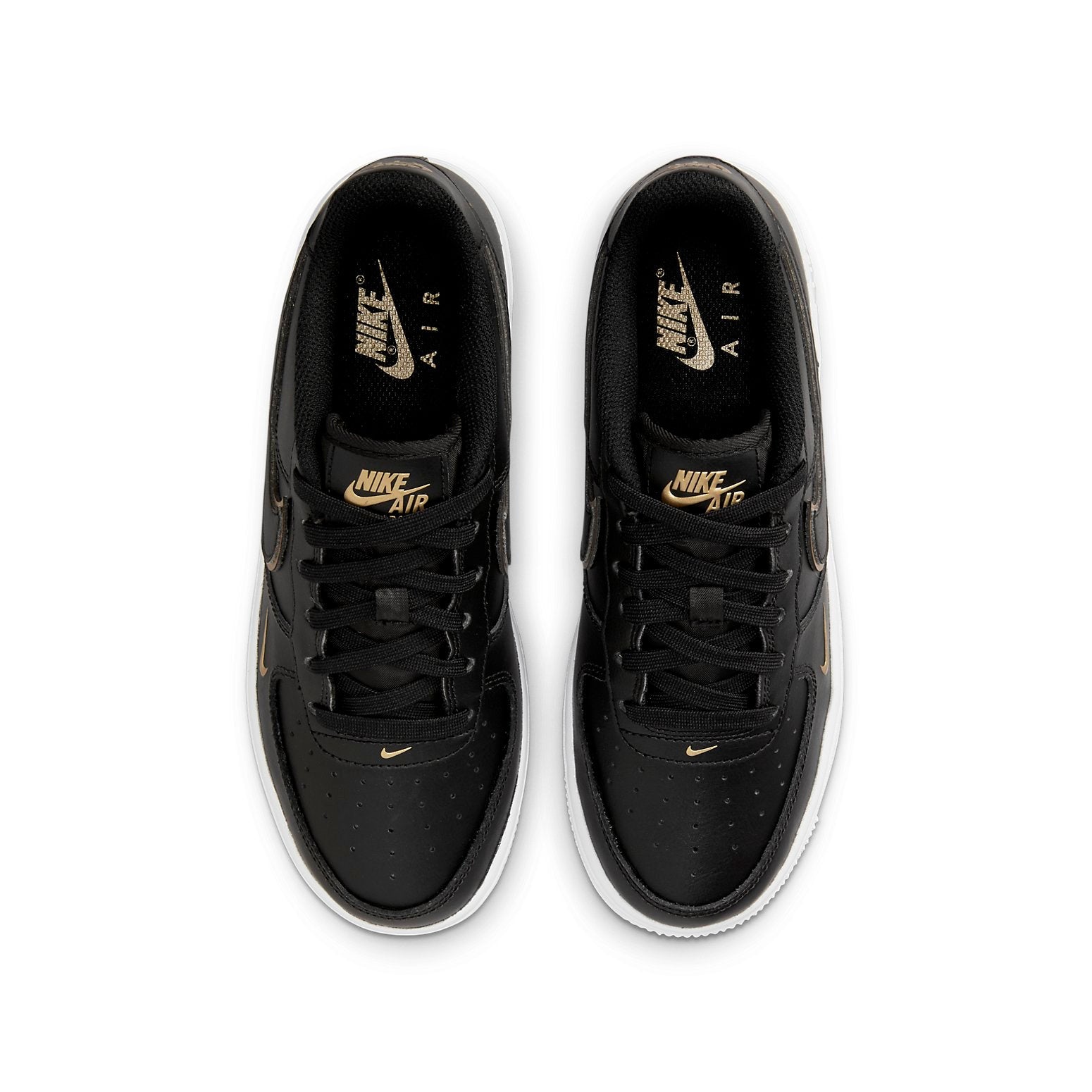 (GS) Nike Air Force 1 LV8 'Black Metallic Gold' DM3322-001
