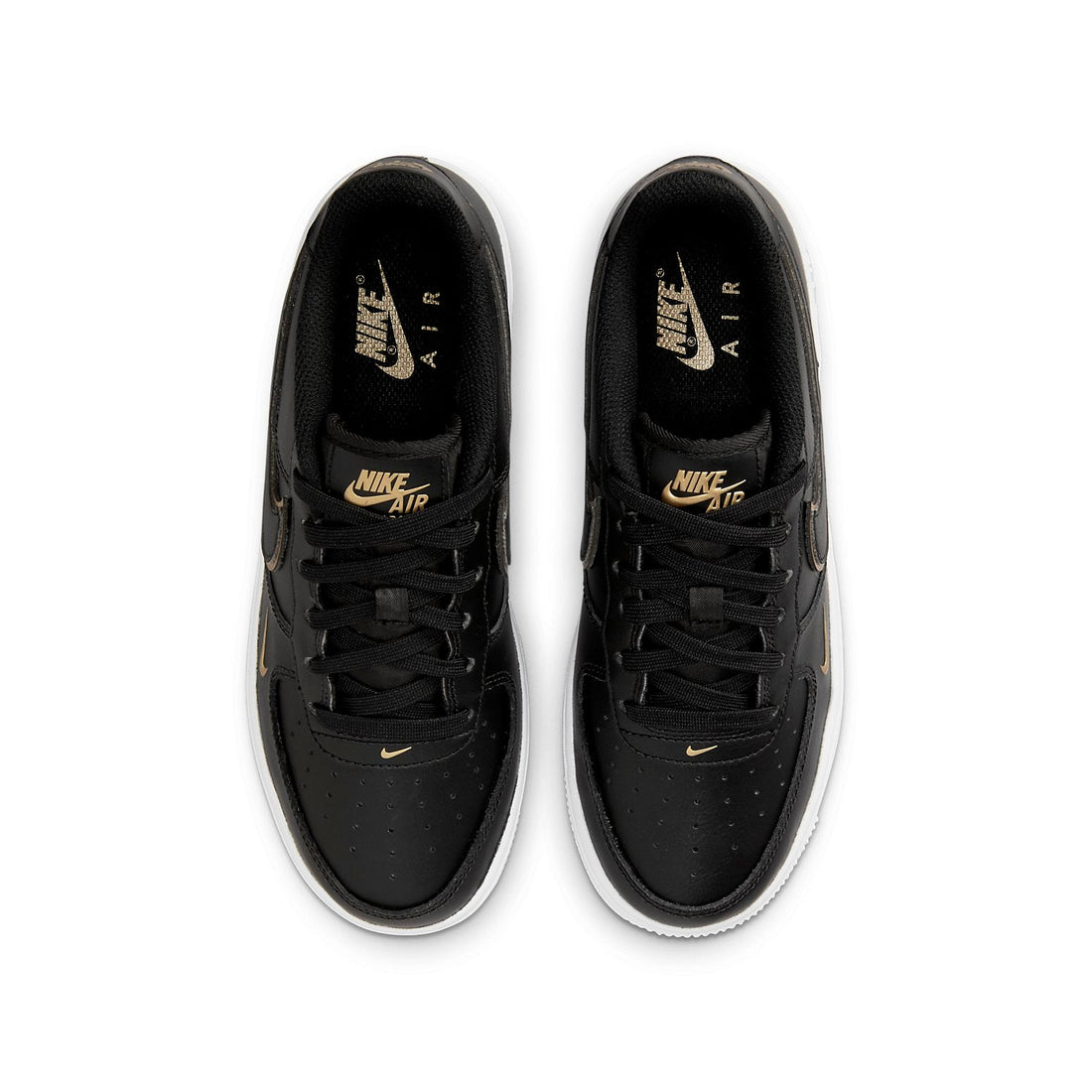 (GS) Nike Air Force 1 LV8 'Black Metallic Gold' DM3322-001