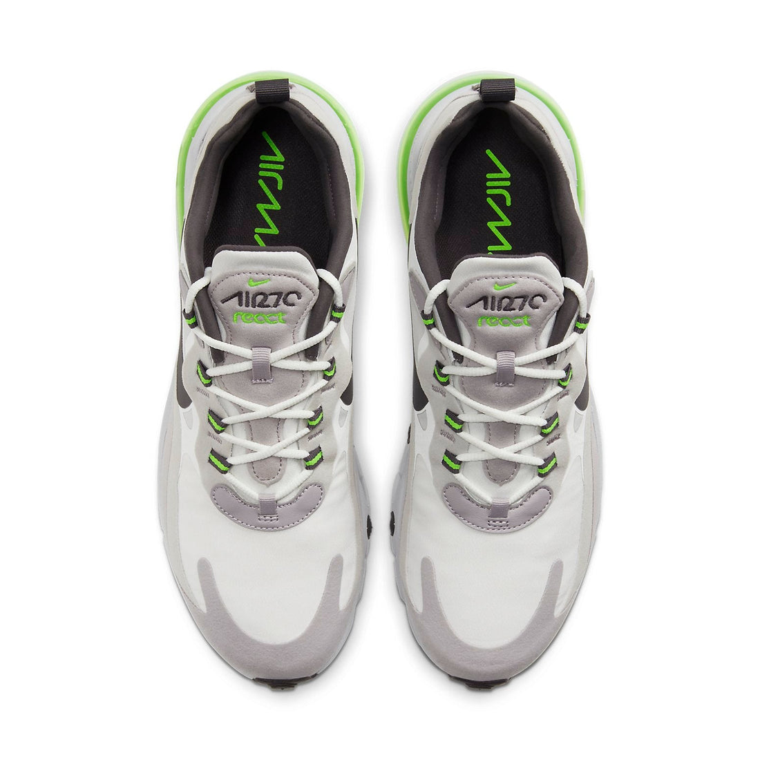 Nike Air Max 270 React 'White Grey Electric Green' CI3866-100