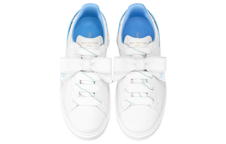 (WMNS) LOUIS VUITTON Time Out Sneakers 'White with Blue' 1A9Q0M