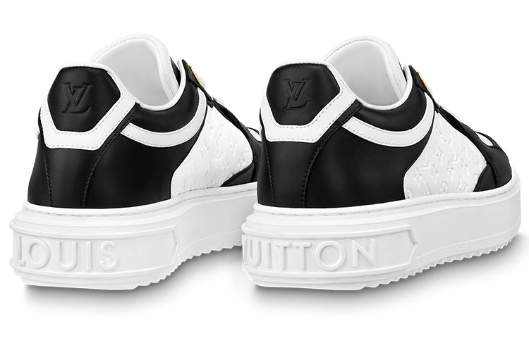 (WMNS) LOUIS VUITTON Time Out Sneakers 'White Mini monogram Black' 1ABUSJ