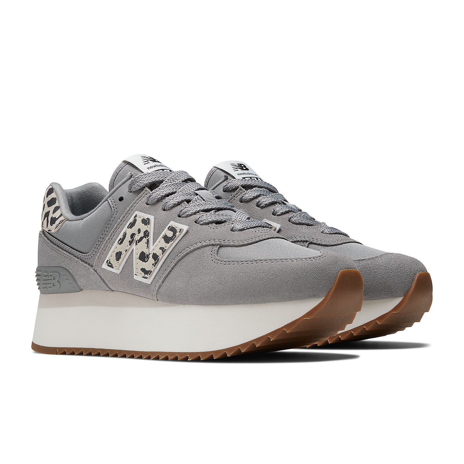 (WMNS) New Balance 574+ 'Grey Leopard' WL574ZDB
