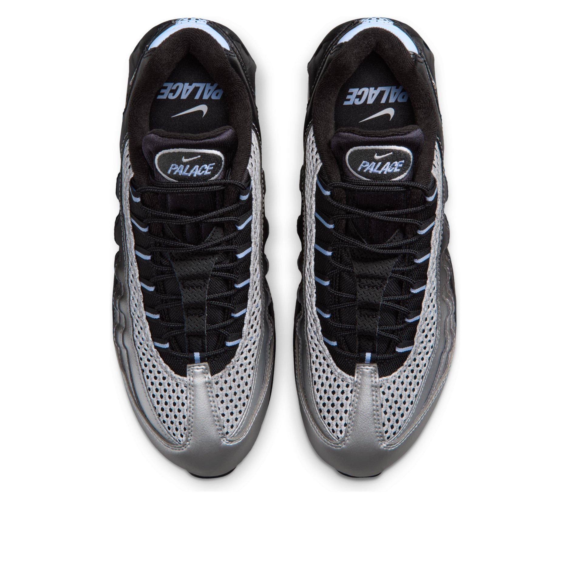 Nike x Palace Air Max 95 Big Bubble 'Metallic Silver Aluminum Black' IQ7708-095
