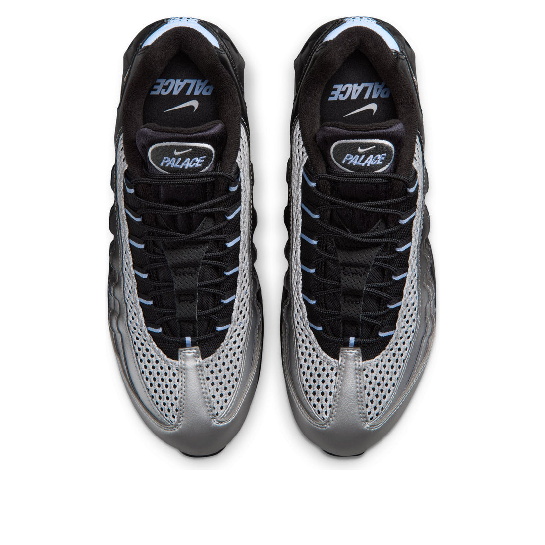 Nike x Palace Air Max 95 Big Bubble 'Metallic Silver Aluminum Black' IQ7708-095