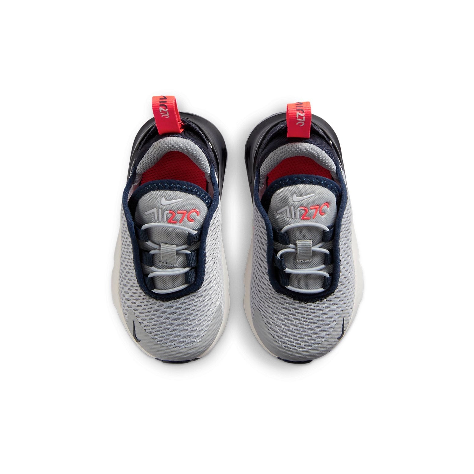(TD) Nike Air Max 270 'Light Smoke Grey Bright Crimson' DD1646-028