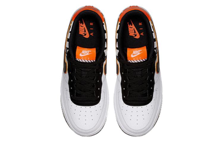 (GS) Nike Air Force 1 Low LV8 'White Black Orange' 820438-109