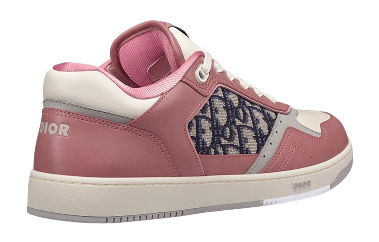 DIOR B27 Low-Top Sneaker Pink and Cream Smooth Calfskin 3SN272ZIR_H763