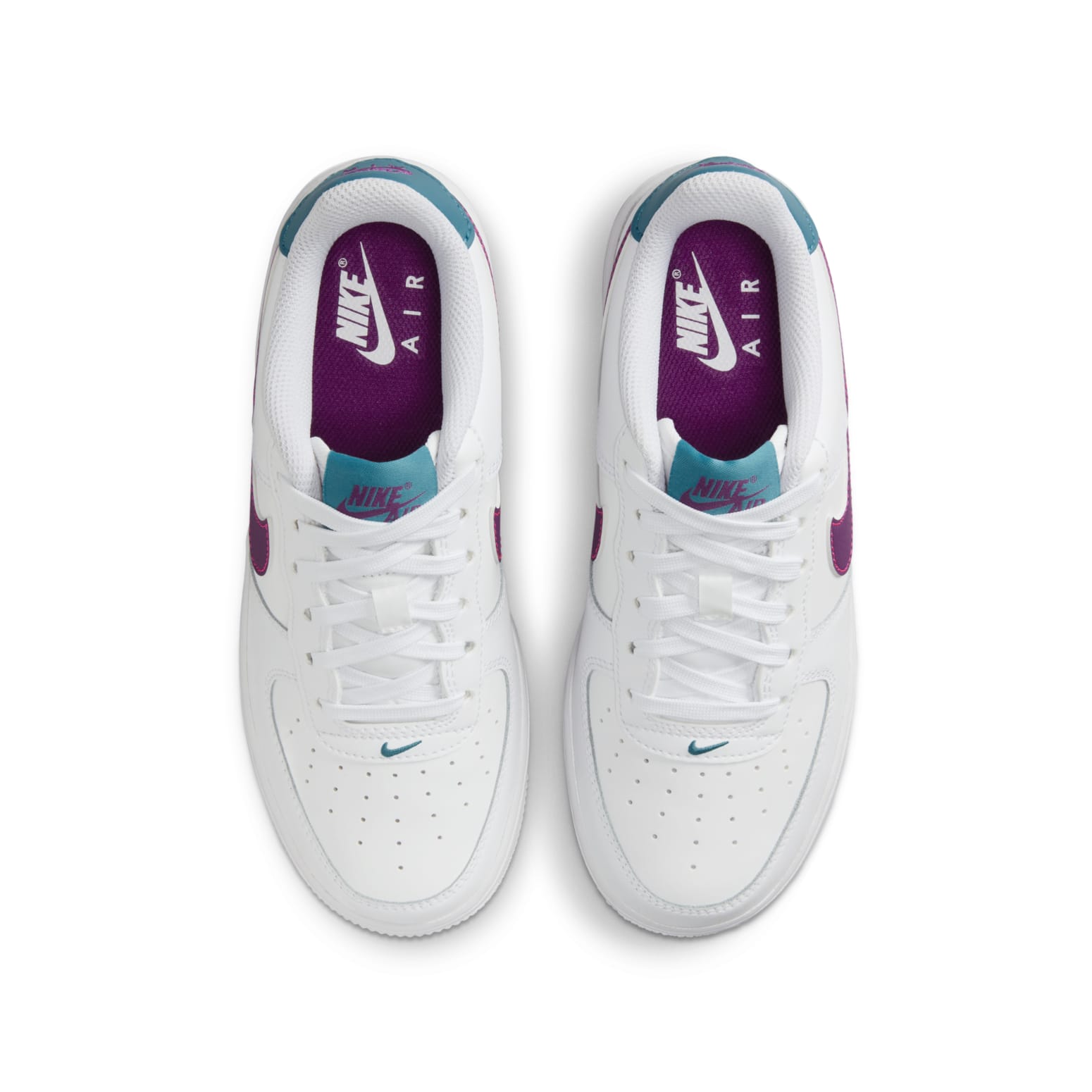 (GS) Nike Air Force 1 Low 'White Viotech' FV5948-108