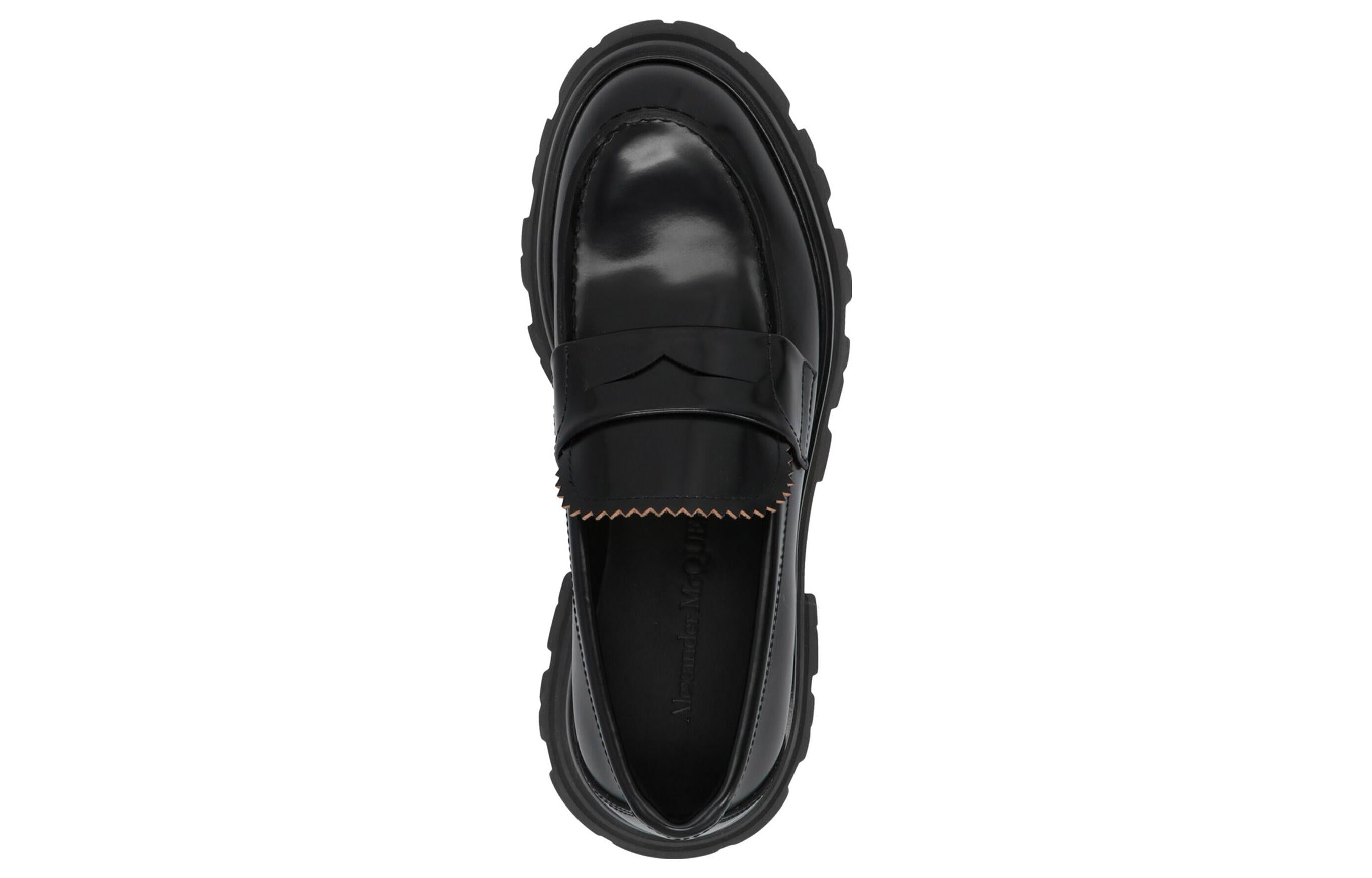 (WMNS) Alexander McQueen Wander Loafer 'Black' 666328WHZ801000