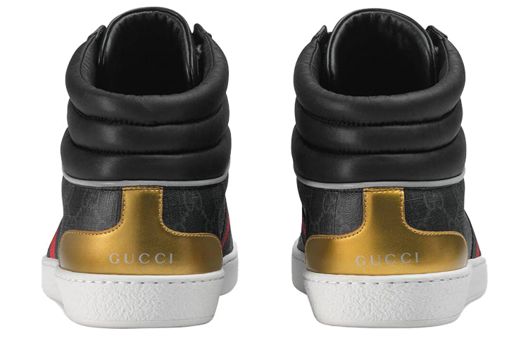 Gucci Ace GG High Top 'Black' 555197-92T20-1140