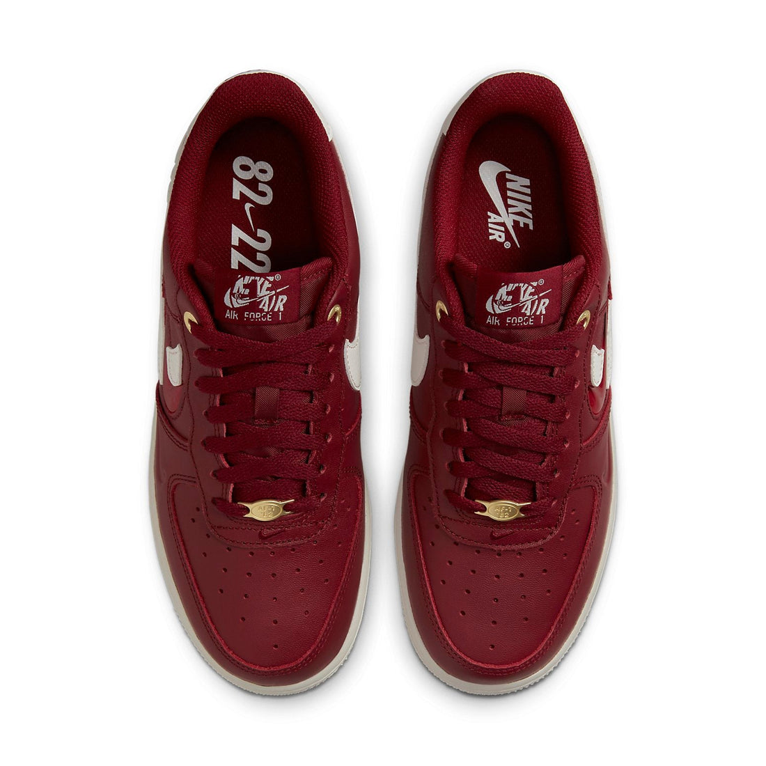 (WMNS) Nike Air Force 1 '07 Premium 'History of Logos - Team Red' DZ5616-600