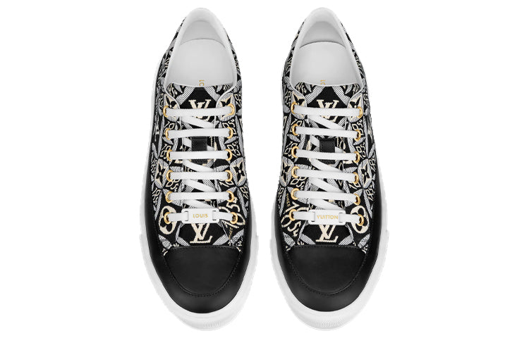 (WMNS) LOUIS VUITTON Stellar Sneakers 'White Black Monogram' 1A8DDA
