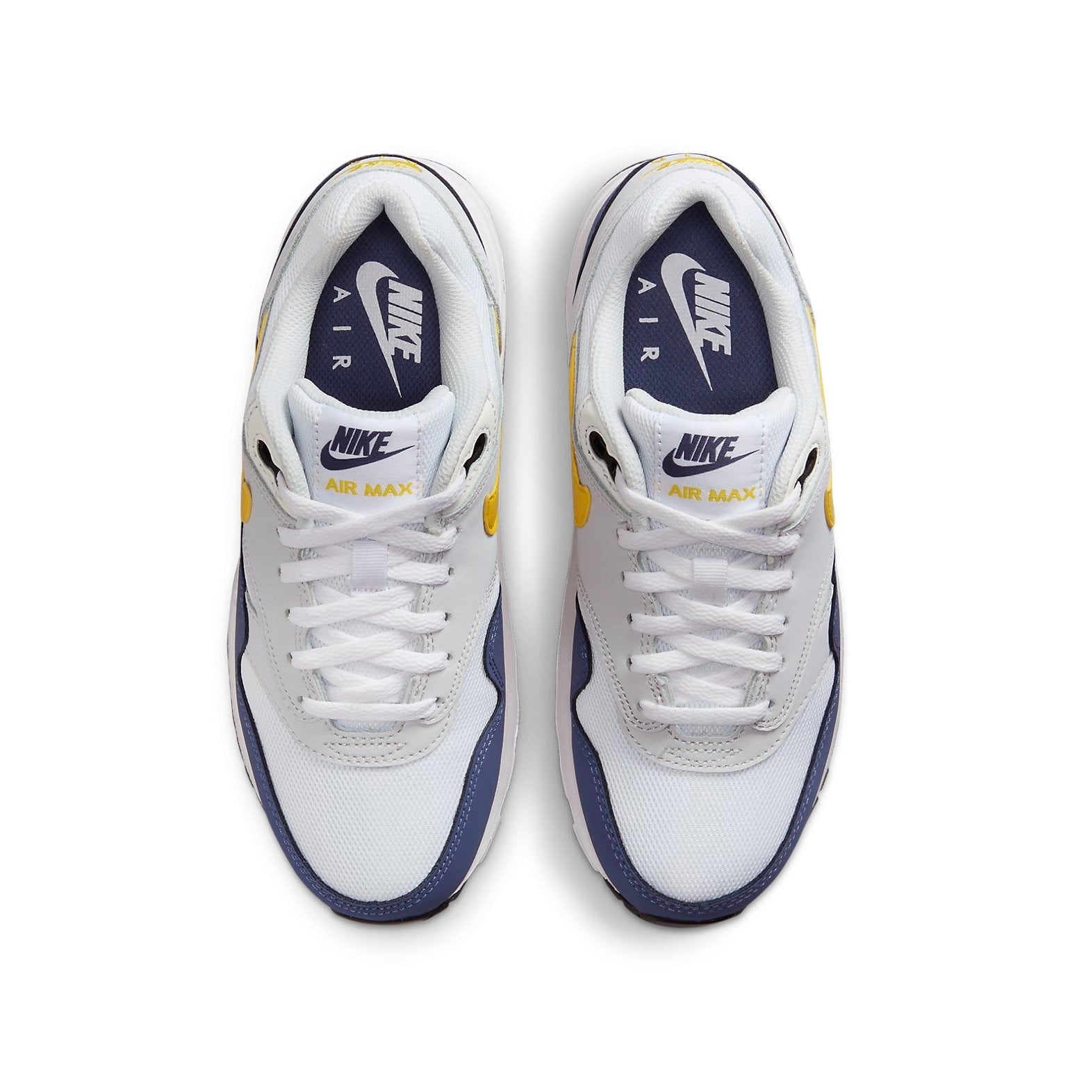 (GS) Nike Air Max 1 'White Yellow Blue' DZ3307-107