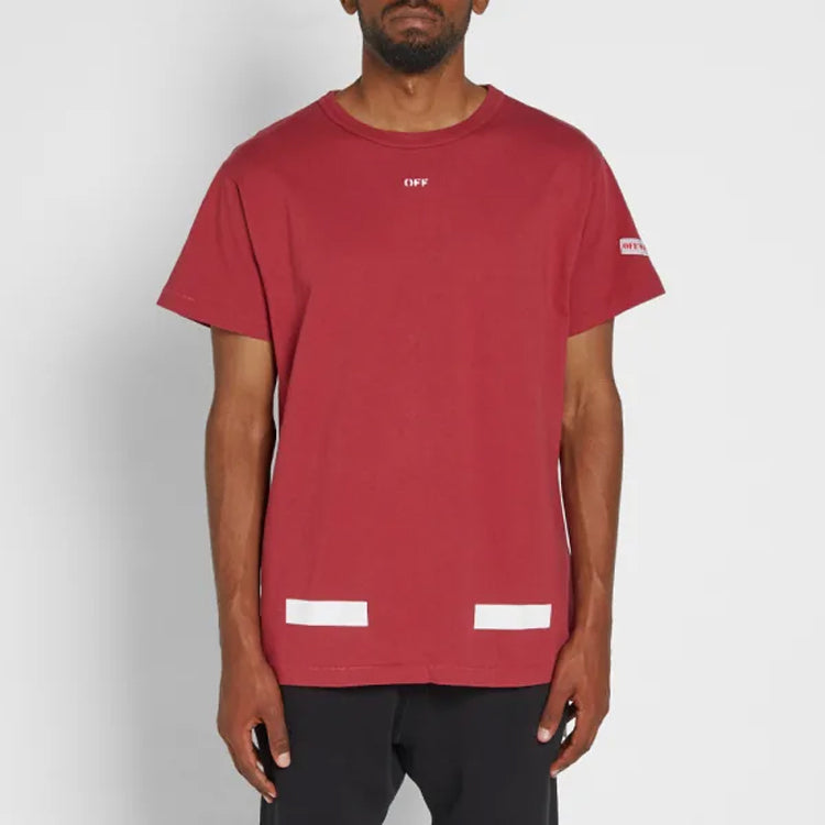 Off-White Arrows Sketch Mens Round Neck OMAA002F171850072401