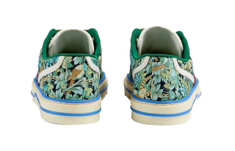 (WMNS) Liberty of London x Gucci Tennis 1977 'Floral - Light Blue Green' 606110-2H930-4862