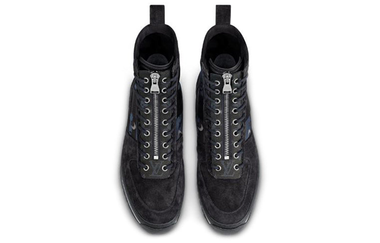 LOUIS VUITTON Harlem Ankle Sneakers 'Blue Black' 1A5Y6M