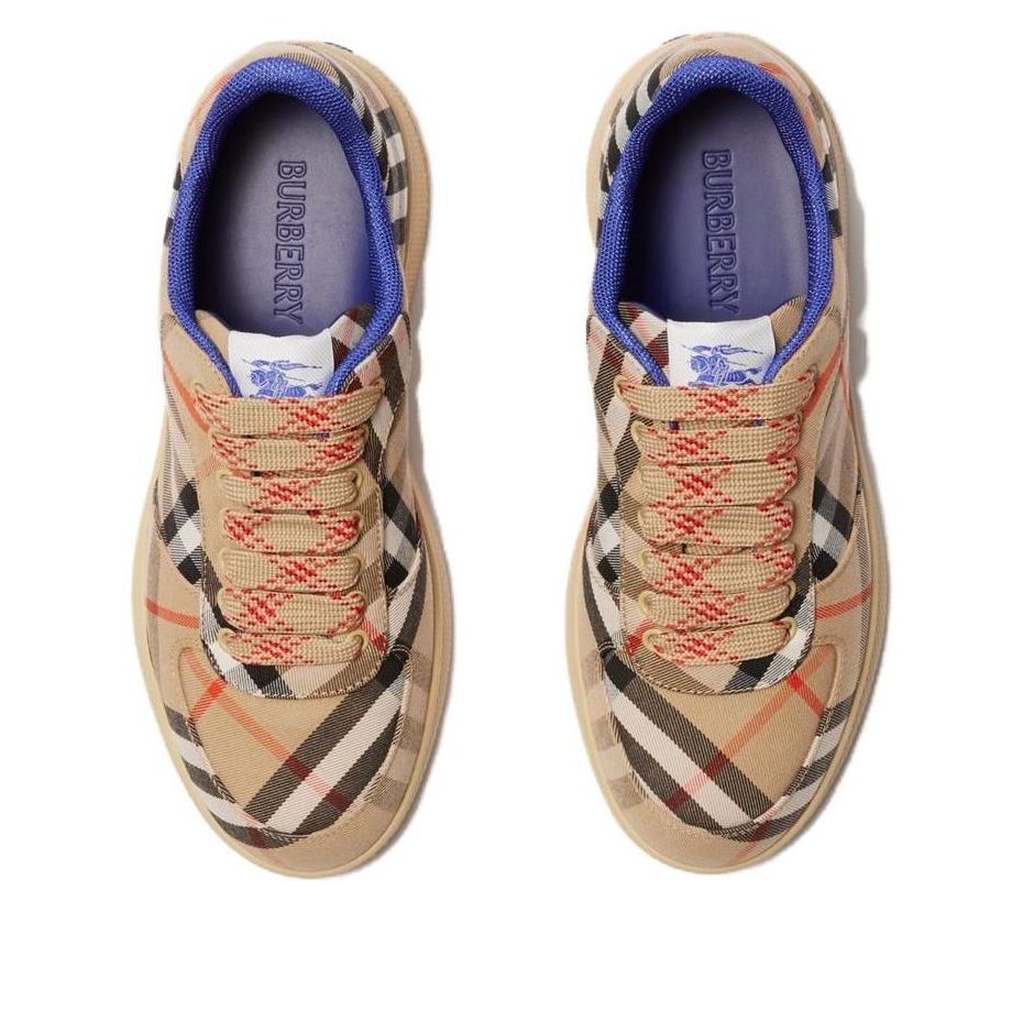 (WMNS) Burberry 26 Check Terrace Sneakers 'Sand' 80953721