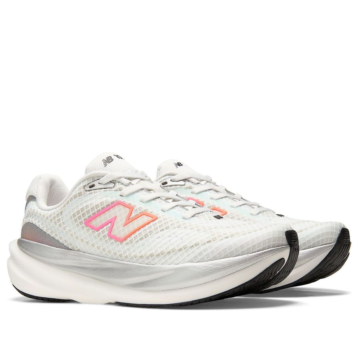 (WMNS) New Balance 1080v15 Breathe 'White Pink Heat Tangerine' W10809PJ