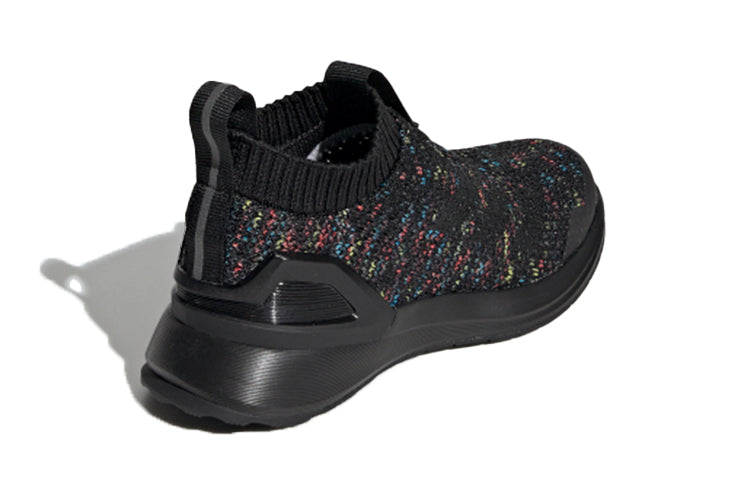 (PS) adidas RapidaRun Laceless Knit C 'Muti-Color Black' D97015