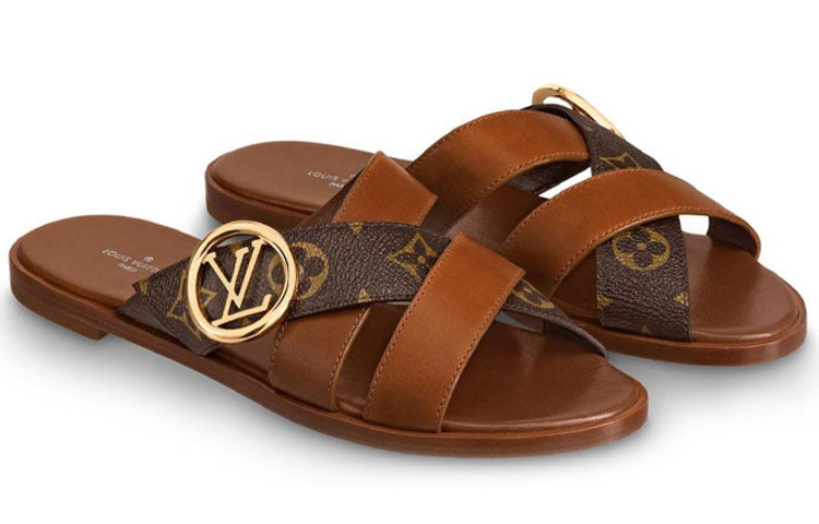 (WMNS) LOUIS VUITTON LV Horizon Line Sandals 'Brown' 1A5BHZ
