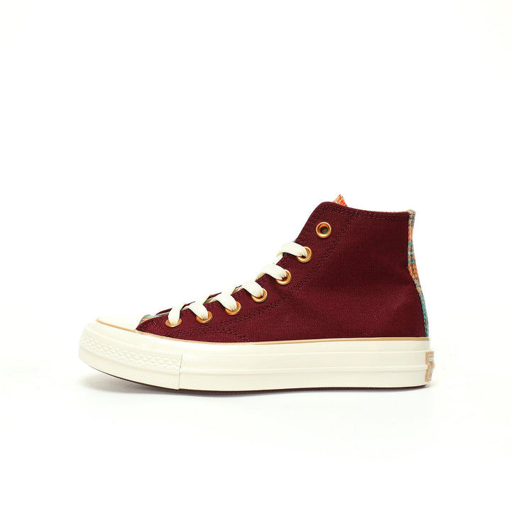 Converse Chuck Taylor All Star 1970 High "Canvas Plaid/ Deep Bordeaux"
