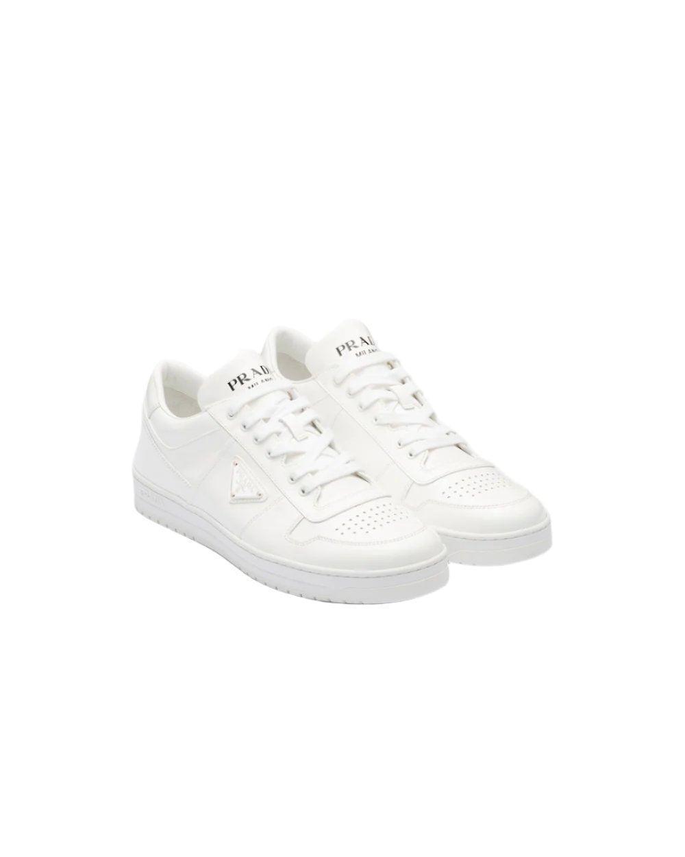 Prada Downtown nappa leather sneakers 'White'
