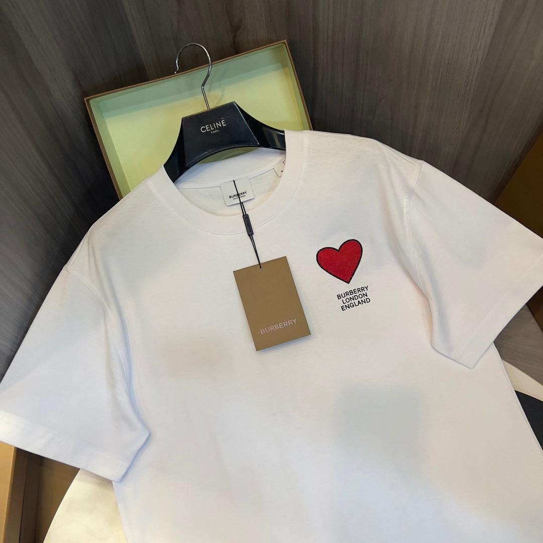 Burberry T-Shirt Without Collar 'White'