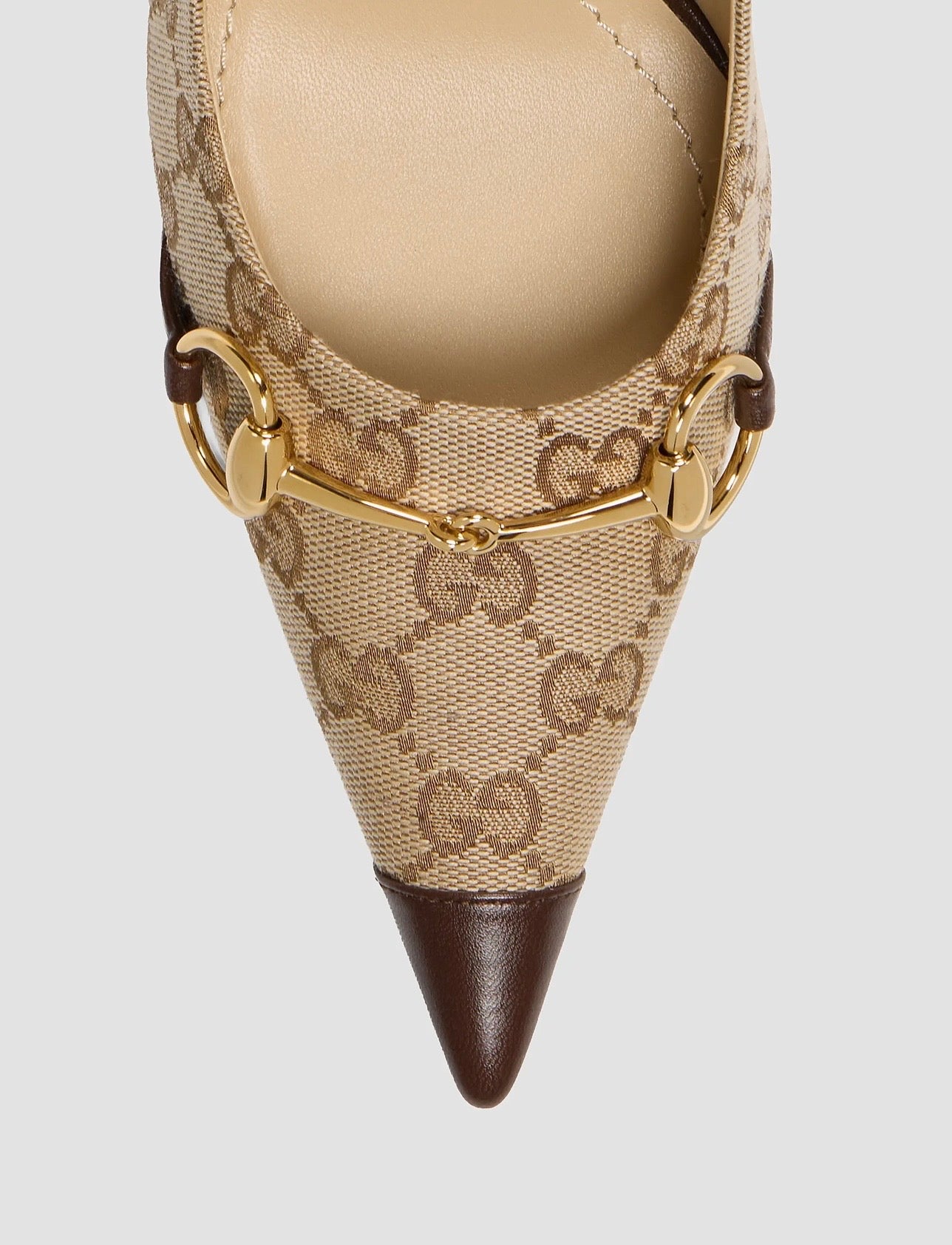 Gucci  Donna 80MM GG Canvas Pumps