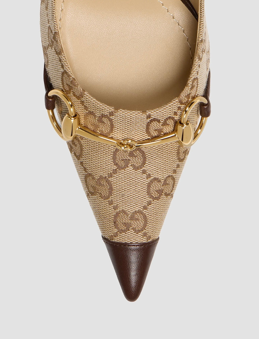 Gucci  Donna 80MM GG Canvas Pumps