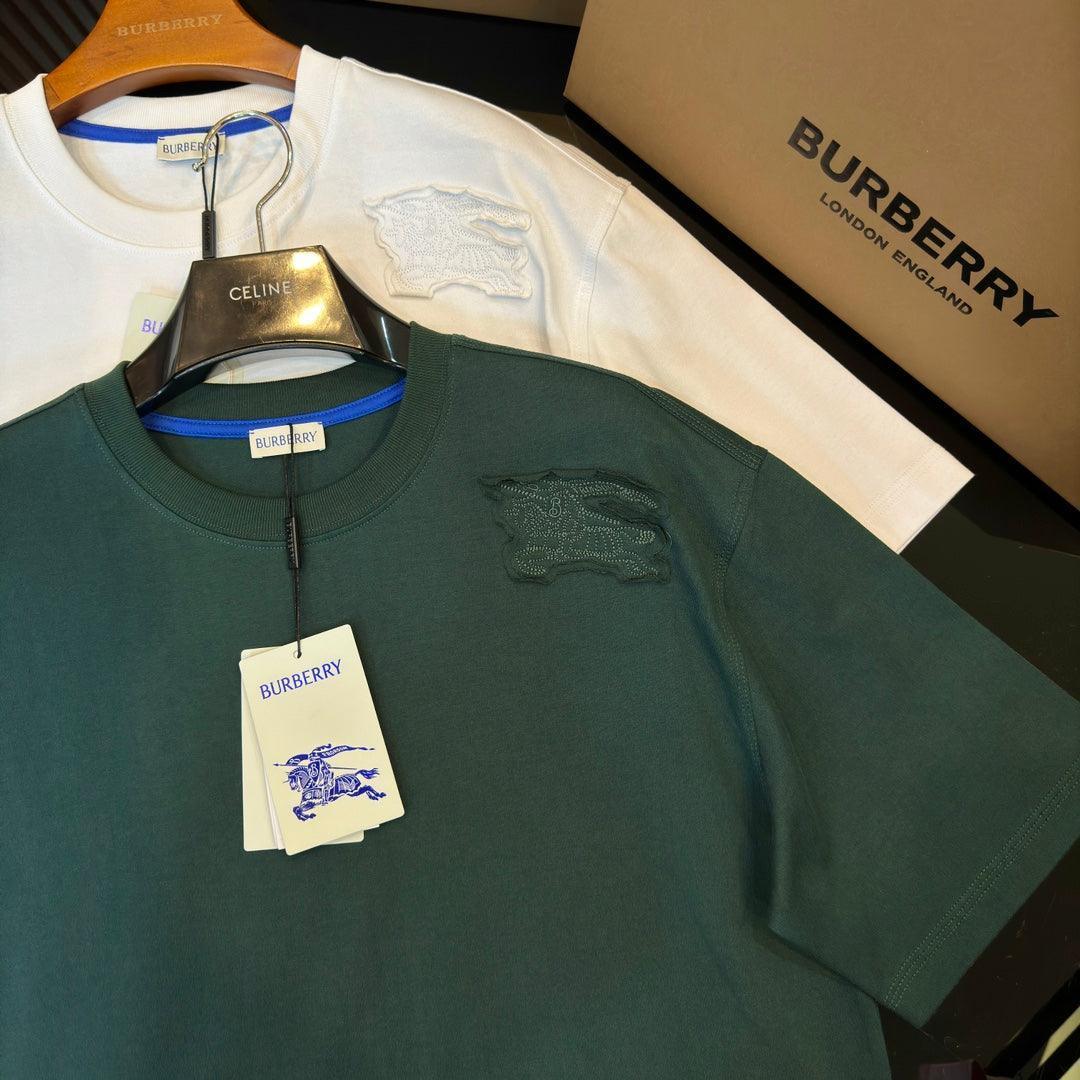 Burberry T-Shirt Without Collar 'Green'