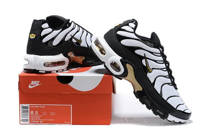 Nike Air Max Plus 'White Black Metallic Gold'