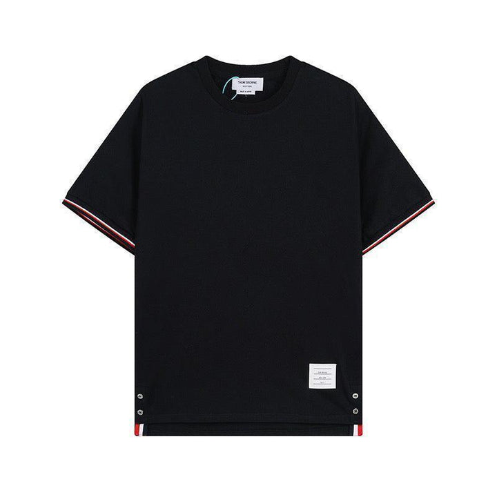 Thom Browne T-Shirt Without Collar 'Black'