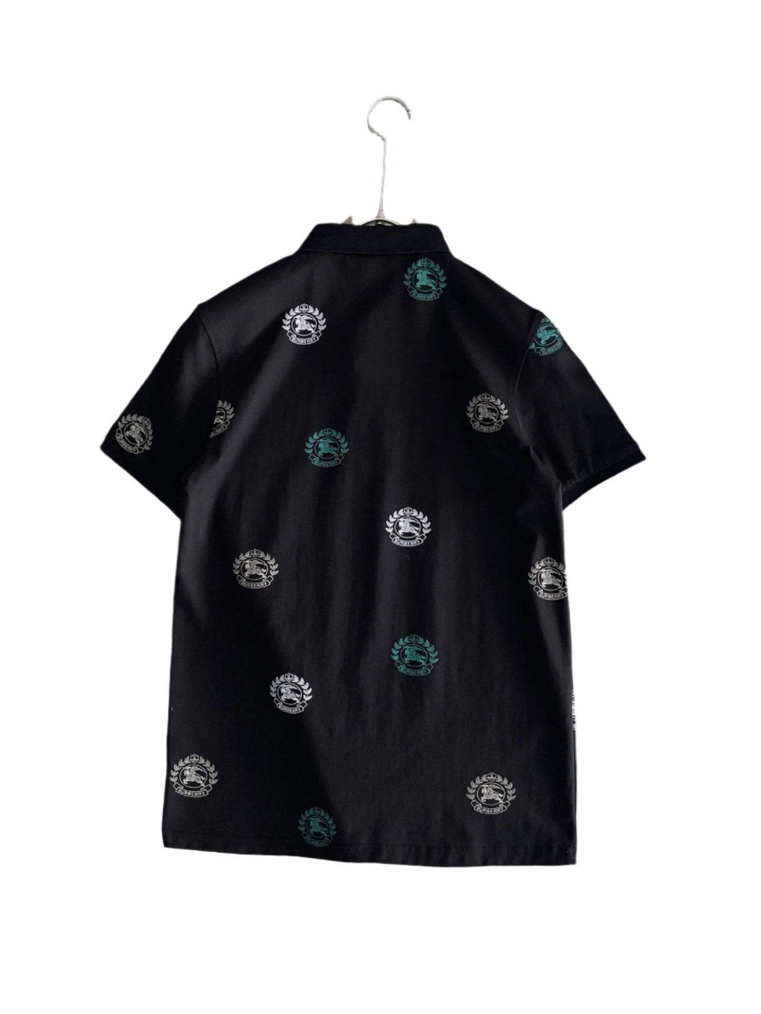 Burberry Black T-Shirt With Collar